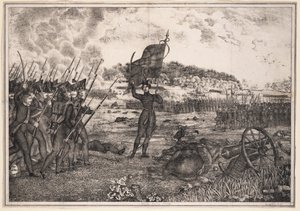 Scène de guerre polono-russe, 1831 - Unbekannt