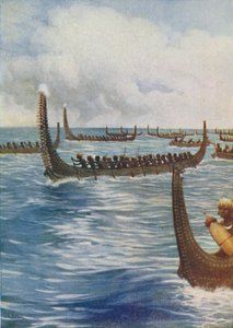 Canoës de guerre polynésiens - Unbekannt
