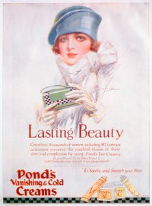 Publicité pour Ponds Cream, 1927