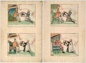 Papes et empereur accordent des privilèges aux chevaliers teutoniques