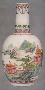 Bouteille en porcelaine dans le style Ku Yueh Hsuan. Période Chien Long, 1736-1796, 1928 - Unbekannt