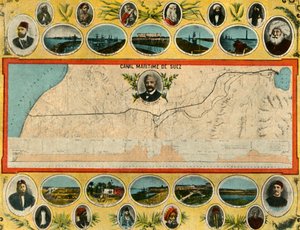Port-Saïd - Le plan du canal, vers 1918-1939 - Unbekannt