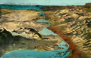 Port-Saïd - Le plan du canal, vers 1918-1939 - Unbekannt