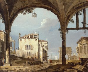 Portique avec une lanterne