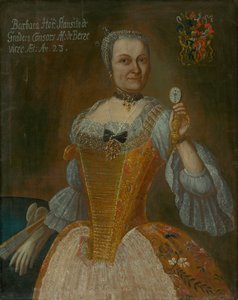 Portrait de Barbora Horváthová-Stančičová avec une montre