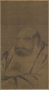 Portrait de Bodhidharma, XIVe siècle