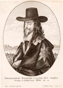 Portrait de Charles Ier, pub. 1649