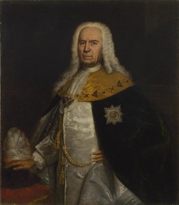 Portrait du comte Andrei Ivanovich Ushakov 1708-1739, milieu du 18ème siècle