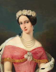 Portrait de la Grande-Duchesse Alexandra Iosifovna de Saxe-Altenbourg