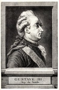 Portrait de Gustave III de Suède, début XIXe siècle - Unbekannt