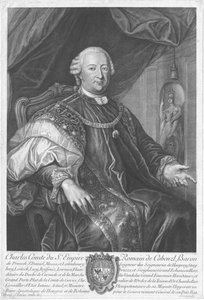 Portrait de Johann Karl Philipp Graf von Cobenzl 1712-1770 - Unbekannt