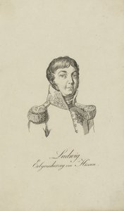 Portrait de Louis Ier, grand-duc de Hesse 1753-1830, 1806 - Unbekannt