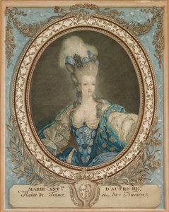 Portrait de Marie-Antoinette 1755-1793, seconde moitié du 18ème siècle