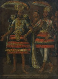 Portrait de Moctezuma et Cuauhtémoc - Unbekannt