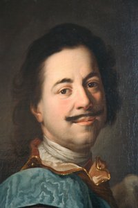 Portrait de Pierre le Grand, première moitié du 19ème siècle - Unbekannt