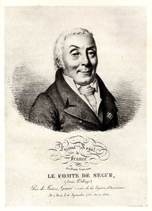 Portrait de Philippe Henri, marquis de Ségur 1724-1801, début du 19e siècle