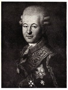 Portrait de Semyon Zorich 1745-1799, favori de Catherine la Grande, début 19e siècle - Unbekannt