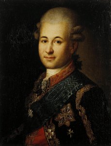 Portrait de Semyon Zorich 1745-1799, le favori de Catherine la Grande, fin du XVIIIe siècle - Unbekannt