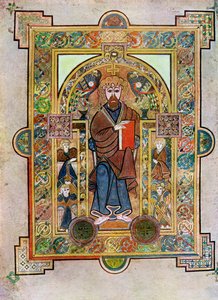 Portrait de Saint Marc ou Saint Luc, 800 AD, 20ème siècle