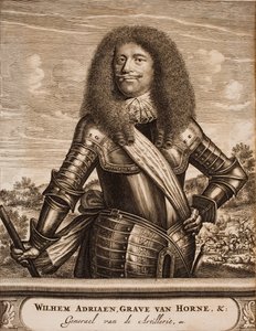 Portrait de Willem Adriaan II van Horne 1633-1694 De : Schauplatz des Krieges, 1675 - Unbekannt