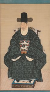 Portrait de Yun Dongseom 1710-1795, vers 1790-1805