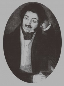 Portrait du compositeur Alexandre Aleksandrovich Alyabyev 1787-1851, années 1810 - Unbekannt