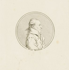 Portrait du poète et écrivain Christoph Martin Wieland 1733-1813 - Unbekannt