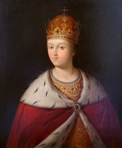 Portrait de la régente Sofia Alexeïevna, première moitié du 19ème siècle