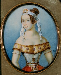 Portrait de la ballerine Varvara Volkova 1816-1898, 1836 - Unbekannt