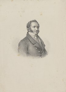 Portrait du compositeur Gioachino Antonio Rossini, 1826 - Unbekannt