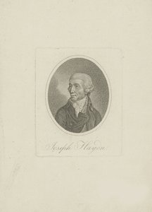 Portrait du compositeur Joseph Haydn 1732-1809, 1800s - Unbekannt