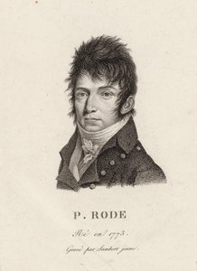 Portrait du compositeur Pierre Jacques Joseph Rode 1774-1830 - Unbekannt