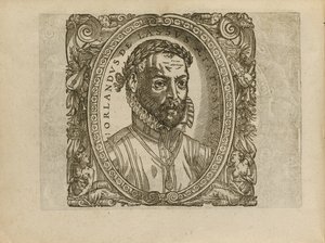 Portrait du compositeur Roland de Lassus 1532-1594, 1560 - Unbekannt