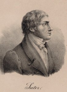 Portrait du chanteur et compositeur Wilhelm Sutor 1774-1828, vers 1825