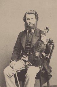 Portrait du violoniste et compositeur Alfred Holmes 1837-1876