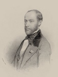 Portrait du violoniste et compositeur Henri Vieuxtemps 1820-1881, 1857 - Unbekannt
