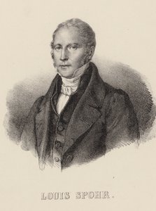 Portrait du violoniste et compositeur Louis Spohr 1784-1859 - Unbekannt