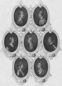 Portraits de pièces anciennes, milieu du 19ème siècle