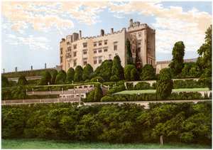 Château de Powis, Powys, Pays de Galles, demeure du comte de Powys, c1880