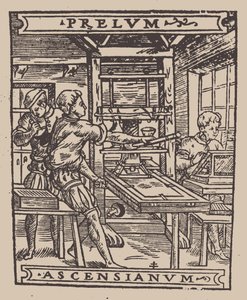 Prelum Ascensianum : dispositif de l