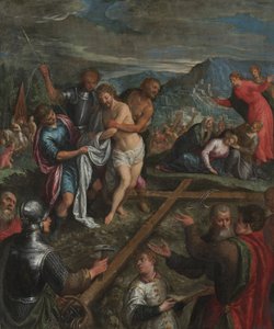 Préparation pour la crucifixion, début des années 1600