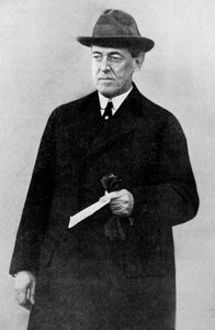 Président Woodrow Wilson, Première Guerre mondiale, 1916, vers 1920