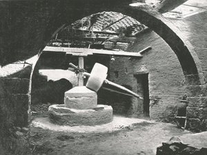 Moulin à maïs primitif, Delta du Nil, Égypte, 1895 - Unbekannt