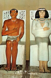 Prince Rahotep et sa femme Nofret, Égypte, 4e dynastie
