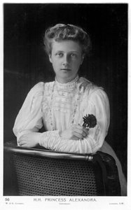 Princesse Alexandra du Royaume-Uni, vers 1910