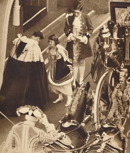La princesse Elizabeth gère le train, 12 mai 1937