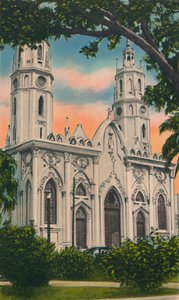 Pro-cathédrale de San Nicolas de Tolentino, Barranquilla, vers 1940