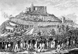 Procession au château de Hambach le 27 mai 1832 - Unbekannt
