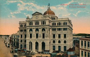 Bourse des produits, La Havane, Cuba, vers 1916