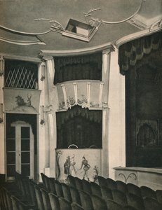 Proscenium et loges de scène au théâtre Komodie, Berlin, vers 1926